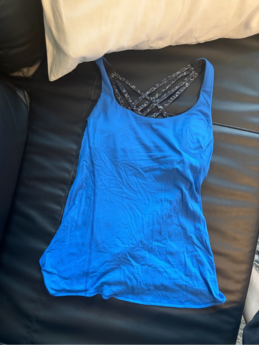 lululemon athletica Electric Blue Strappy Tank